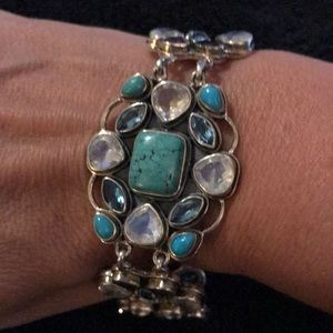 Nicky Butler Genuine Gemstone Silver Bracelet